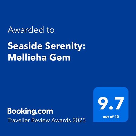 Seaside Serenity: Mellieha Gem Esterno foto